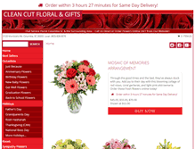 Tablet Screenshot of columbiascflowershop.com